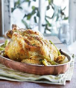 Gevulde kip met pistachenoten